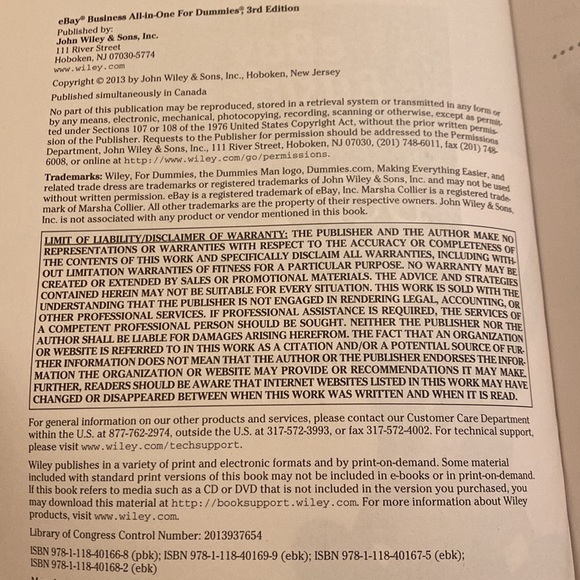 eBay Business for Dummies Book 3rd edition Marsha Collier Reselling - Picture 8 of 10